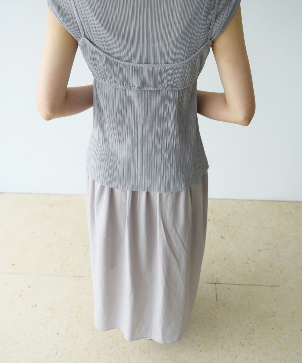 로우타이드(LOW TIDE) JERSEY MAXI DRESS [GREY]