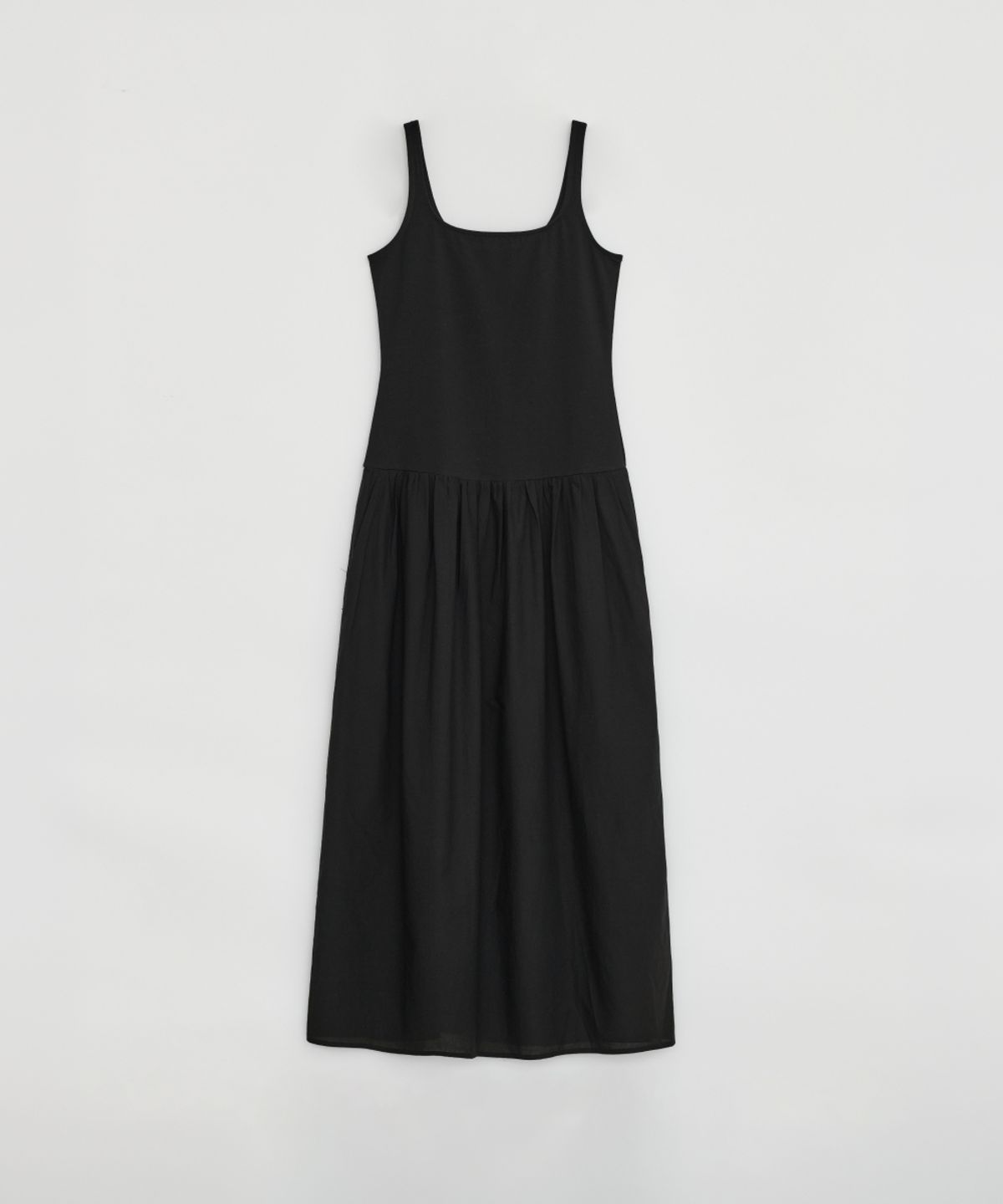 로우타이드(LOW TIDE) JERSEY MAXI DRESS [BLACK]