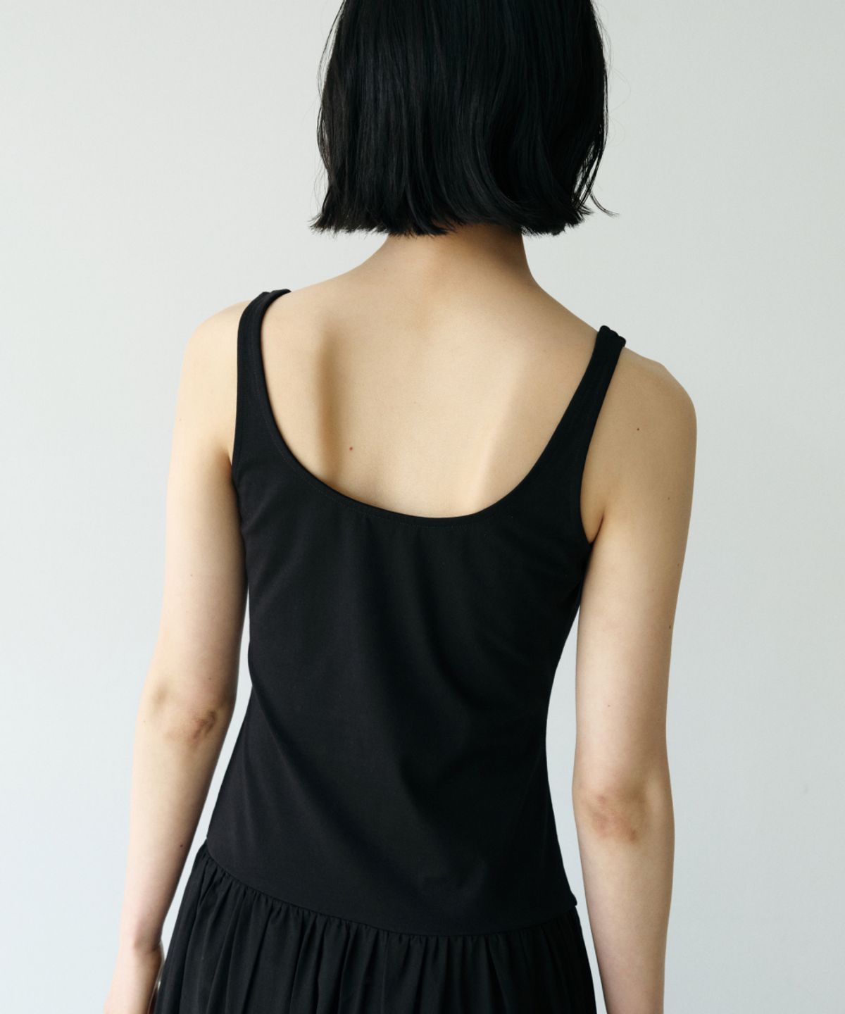 로우타이드(LOW TIDE) JERSEY MAXI DRESS [BLACK]