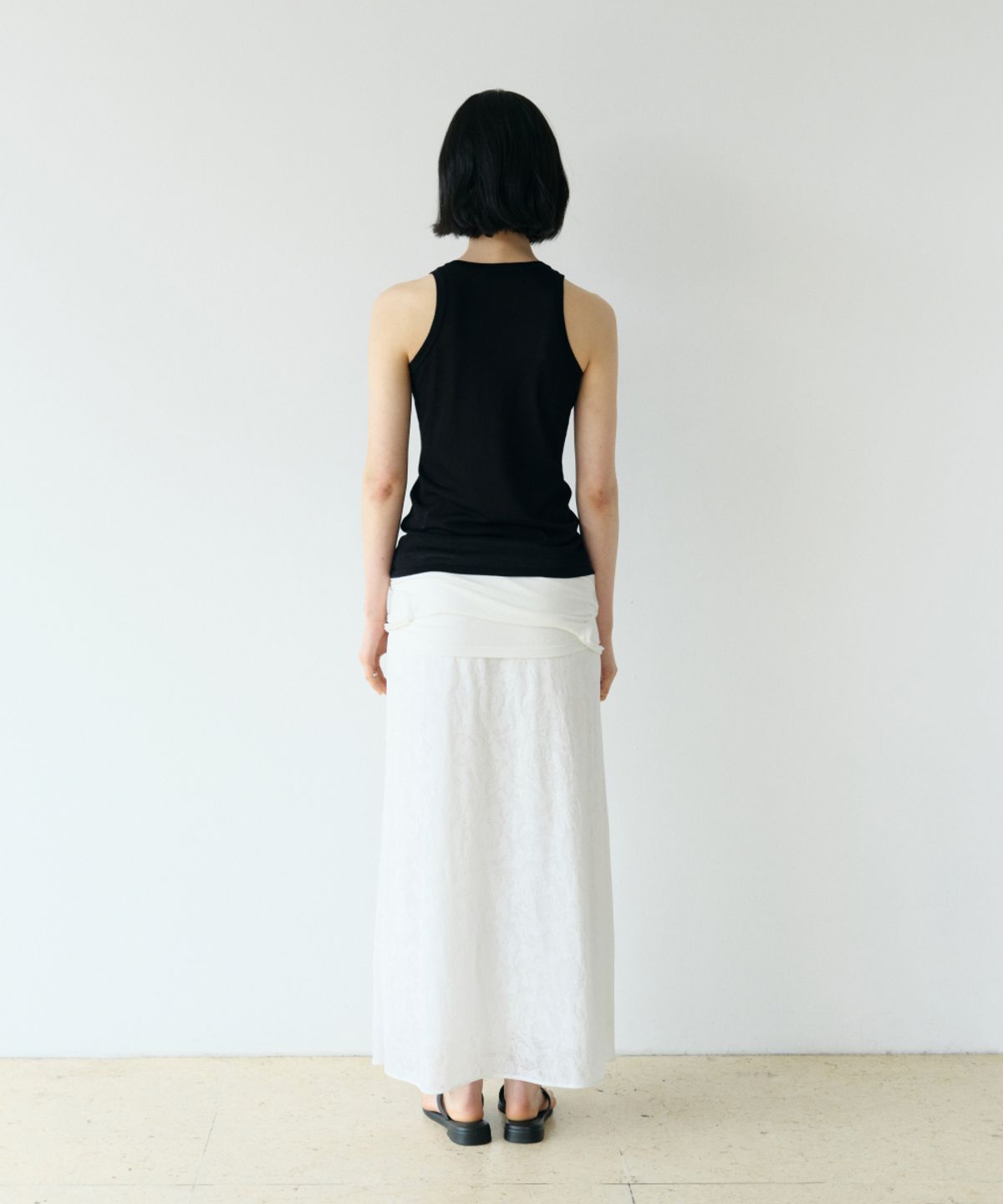로우타이드(LOW TIDE) POCKET KNIT VEST [BLACK]