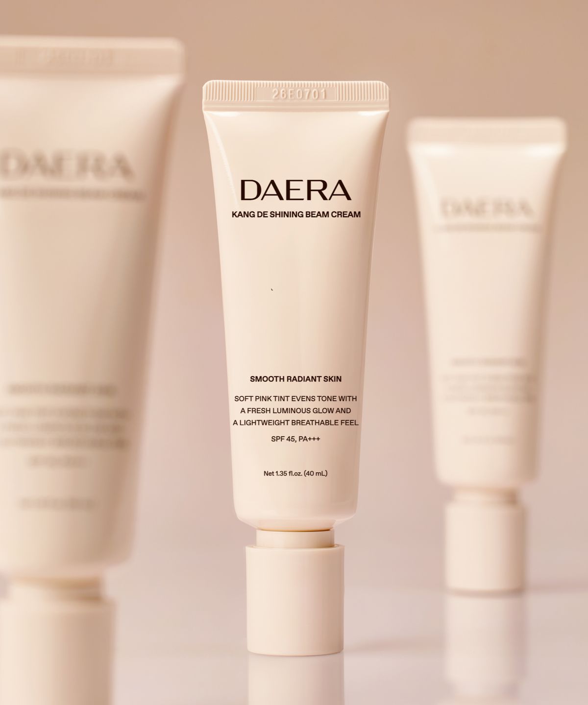 대라(DAERA) [SET] 캉 드 샤이닝 빔 크림 40ml+셀페 립 타투 쿨체리