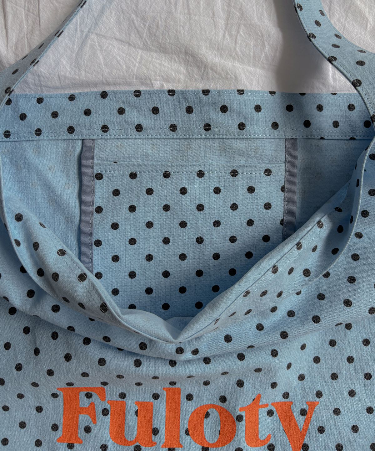 풀로티(FULOTY) Dot eco bag sky blue