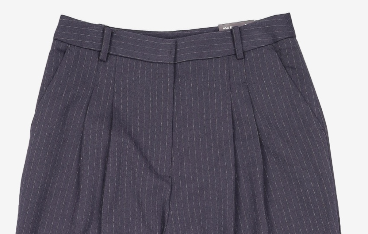 미쏘(MIXXO) 핀턱 10부 일자핏 슬랙스 MIWTWC304G 30