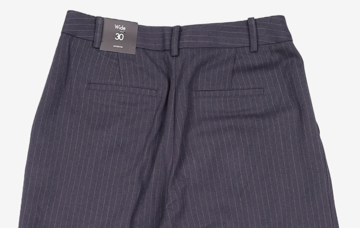미쏘(MIXXO) 핀턱 10부 일자핏 슬랙스 MIWTWC304G 30
