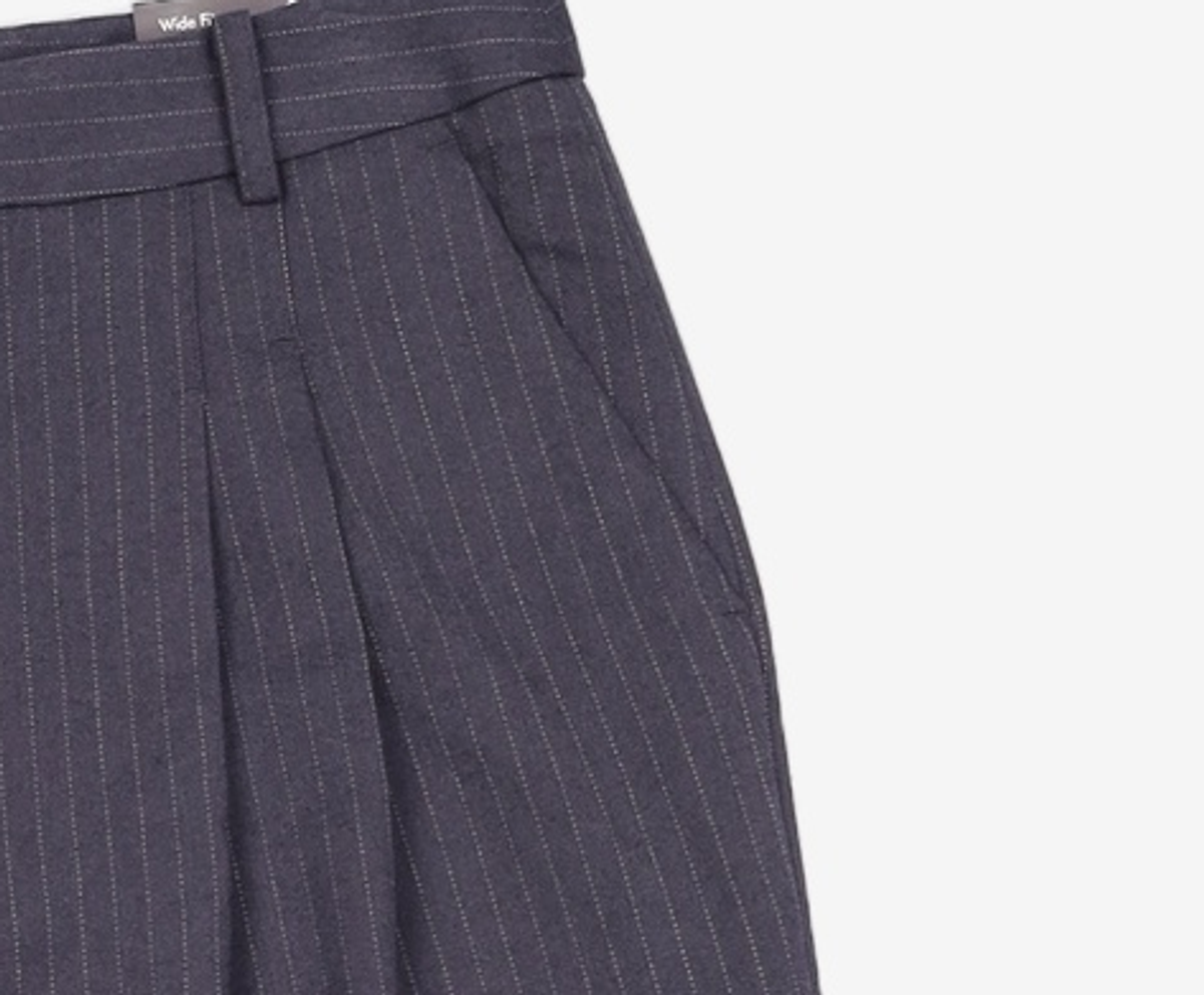 미쏘(MIXXO) 핀턱 10부 일자핏 슬랙스 MIWTWC304G 30