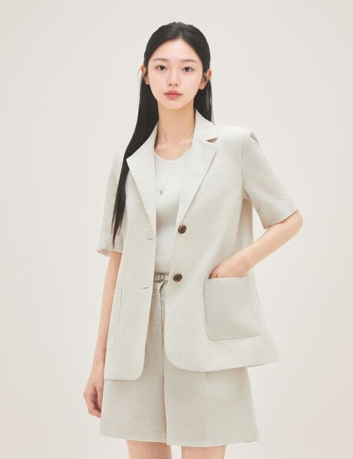 로엠(ROEM) 린넨 쇼츠 RMTWG37R12
