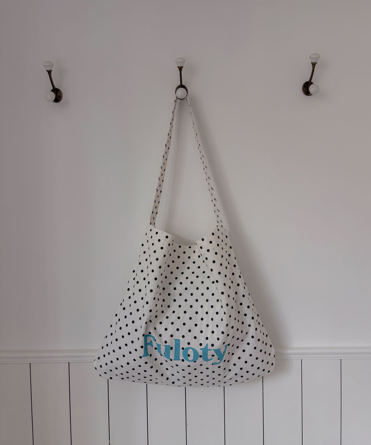 풀로티(FULOTY) Dot eco bag white