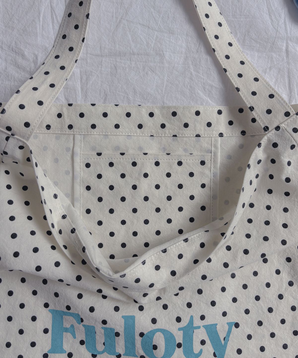 풀로티(FULOTY) Dot eco bag white