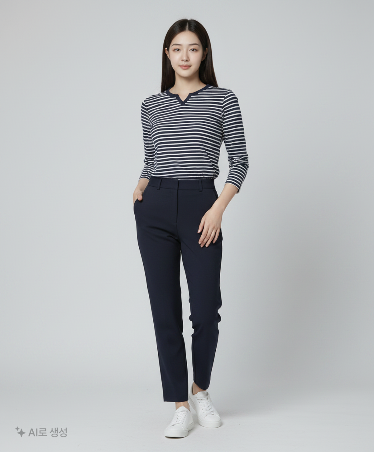 마인드브릿지(MINDBRIDGE) 긴소매 티셔츠 95