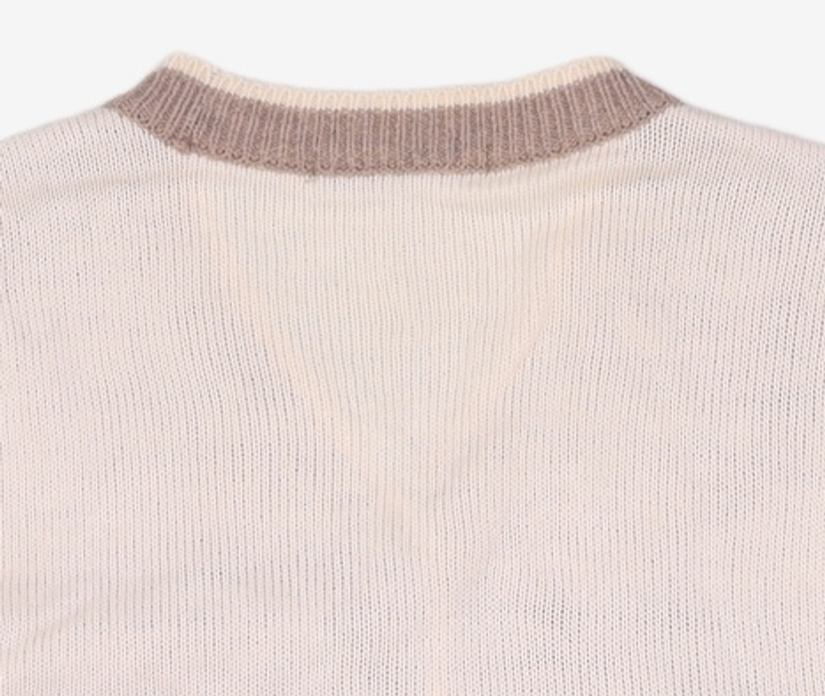 미쏘(MIXXO) 뒷판 배색포인트 가디건 MIWCKC111T L