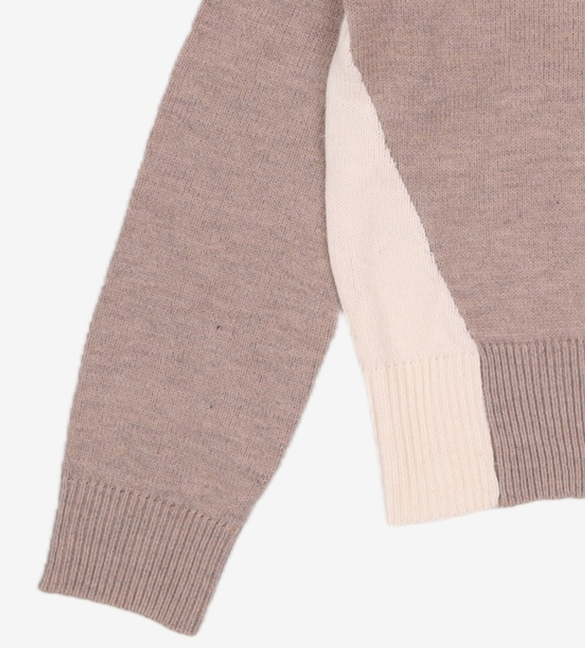미쏘(MIXXO) 뒷판 배색포인트 가디건 MIWCKC111T L