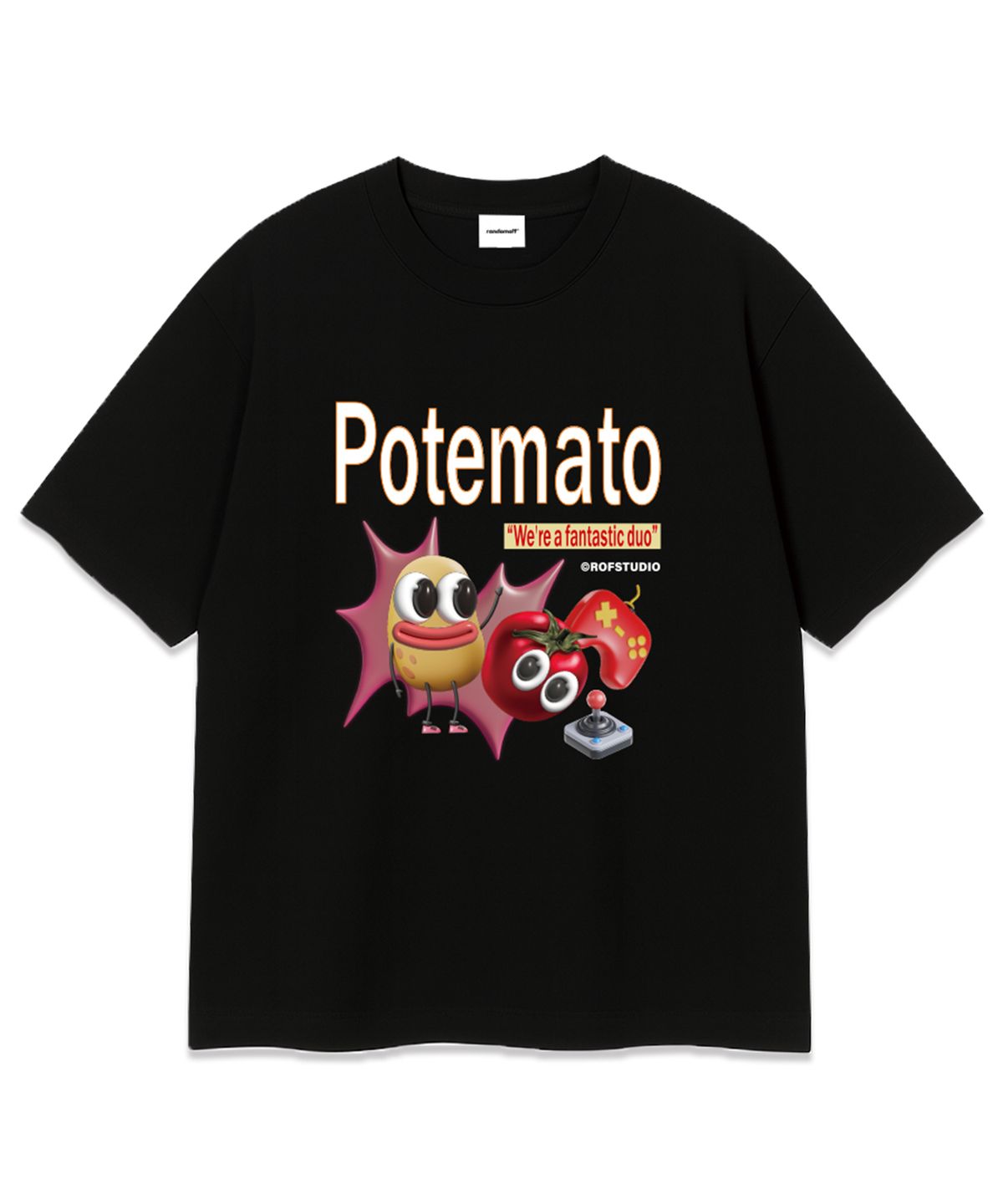 랜덤오프(RANDOMOFF) [ROF X LETINDINER] POTEMATO T-SHIRT (4color)