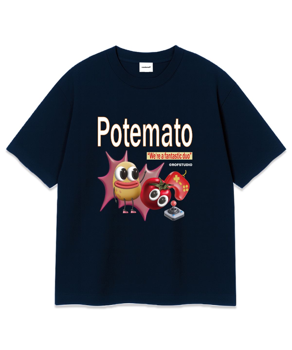 랜덤오프(RANDOMOFF) [ROF X LETINDINER] POTEMATO T-SHIRT (4color)