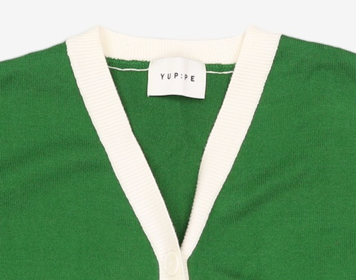 엽페(YUPPE) color cardigan_green FREE