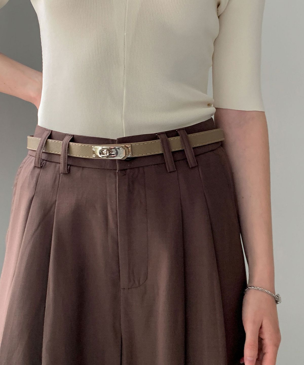 바스카라(VASCARA) Two-Tuck Linen Wide Slacks (3colors)