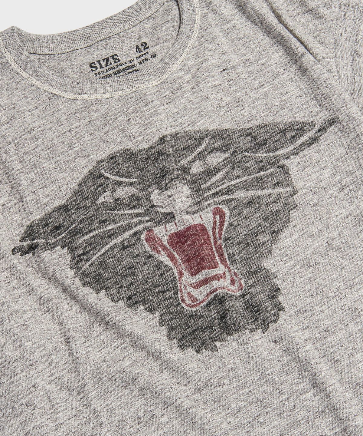 브론슨(BRONSON) 1930s Rugged CCC Black Panther Tee Melange