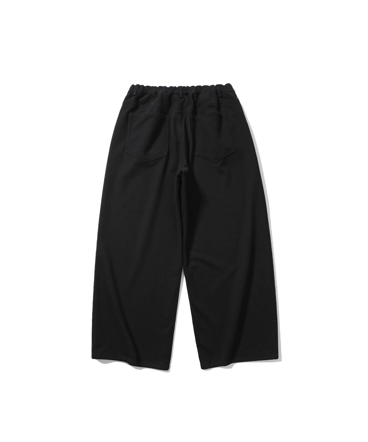 앵글런(ANGLAN) Baggy Fit Sweat Pants - Black