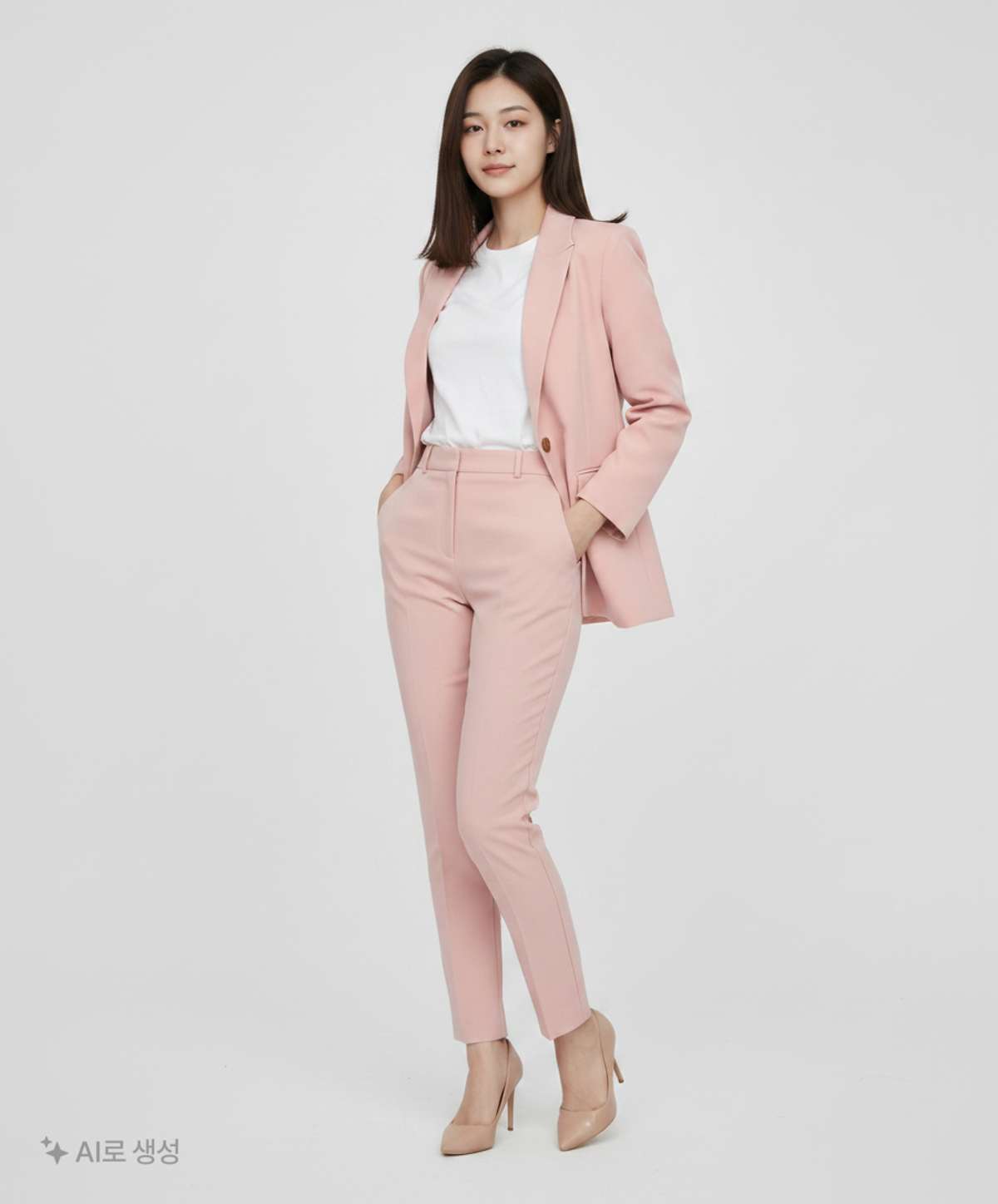 미쏘(MIXXO) 테일러드 일자핏 싱글 자켓 MIWJKB30PB S