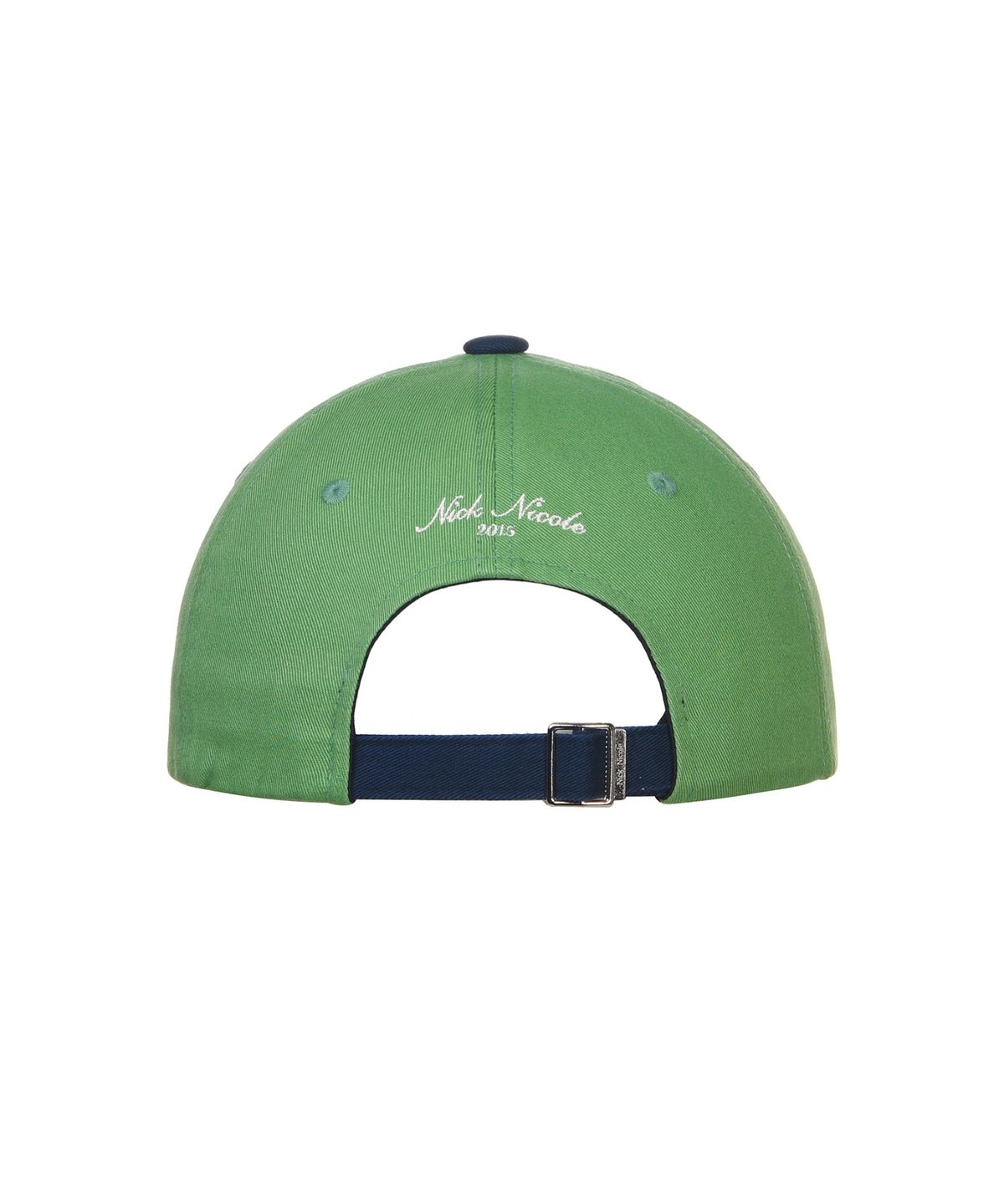 닉앤니콜(NICK&NICOLE) NICOLE LETTERING BALL CAP_GREEN NAVY