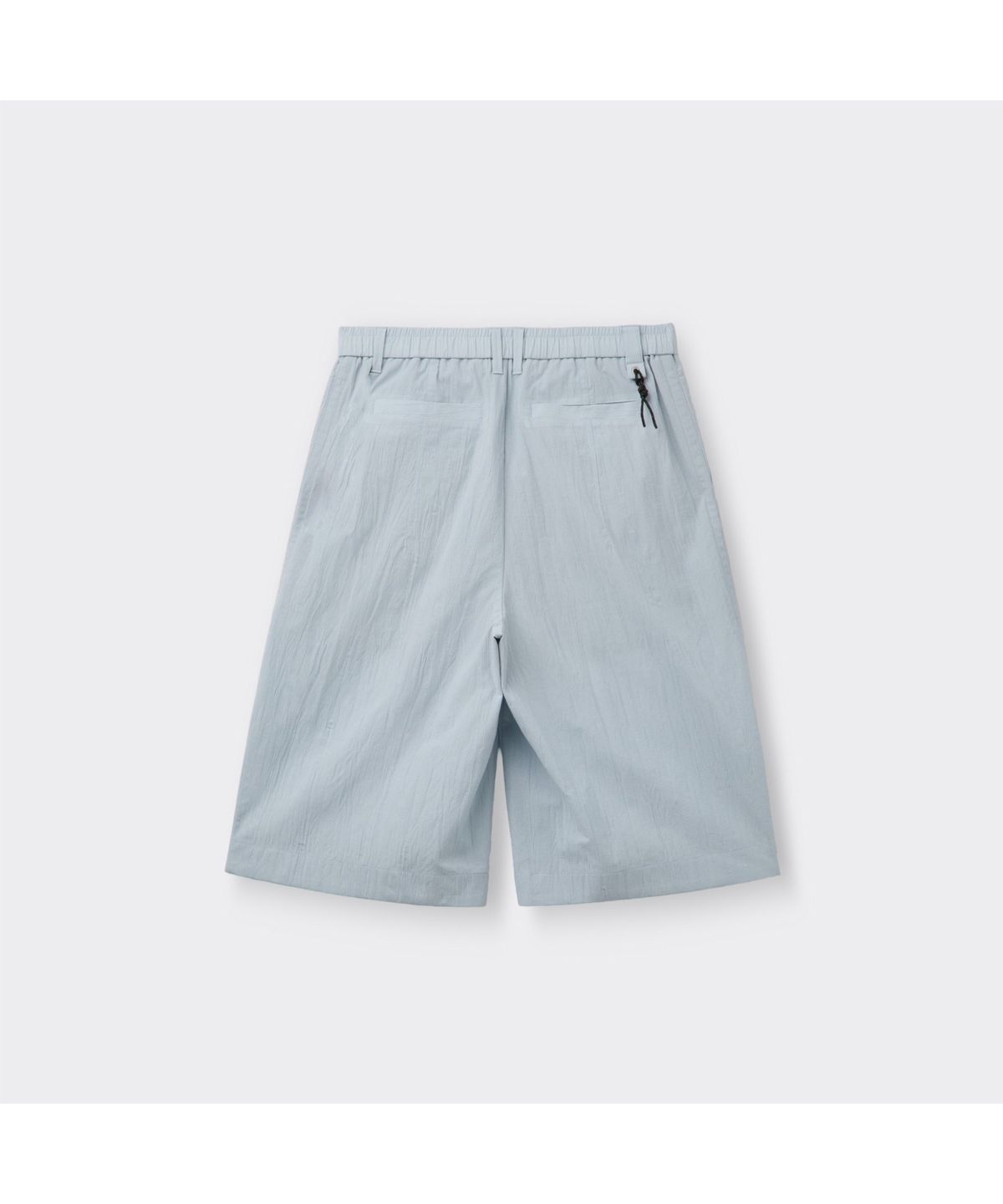 커스텀멜로우(CUSTOMELLOW) [Online Only] Grey Crinkled Bermuda Shorts CQPAM26411GYX