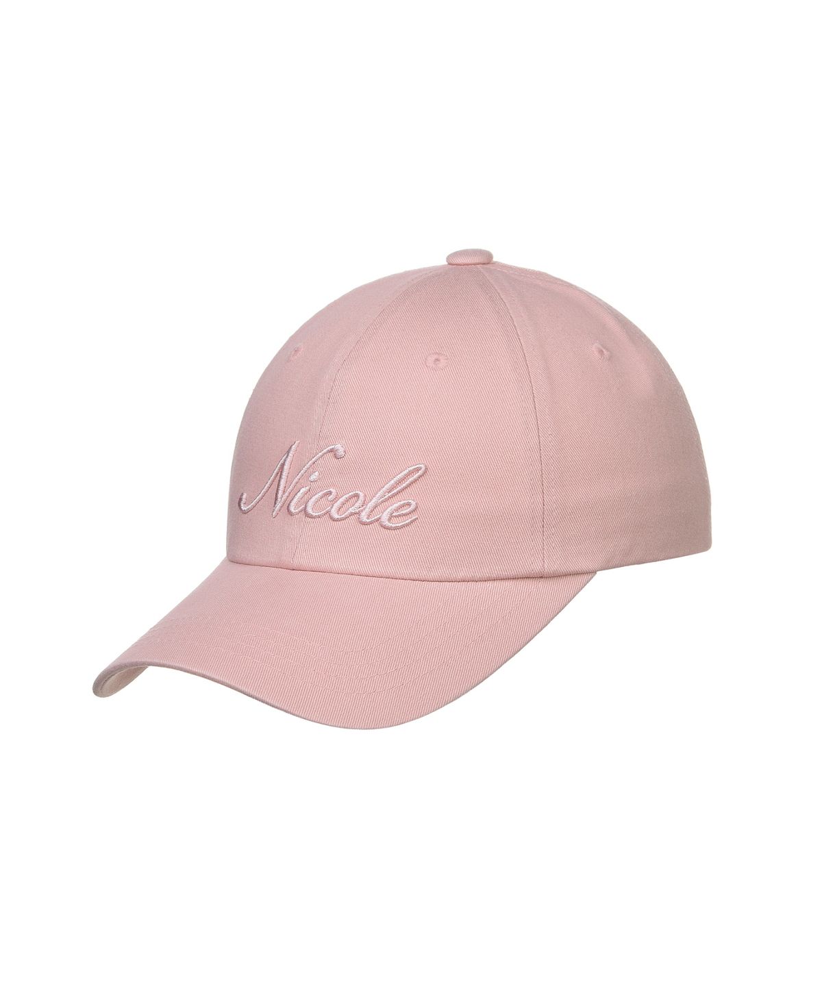 닉앤니콜(NICK&NICOLE) NICOLE LETTERING BALL CAP_PINK