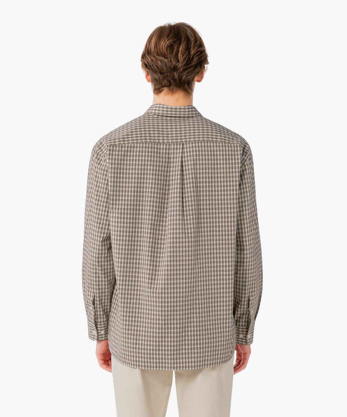 라코스테(LACOSTE) 남성 코튼 체크 릴랙스핏 셔츠 CH175E-56G 3LA