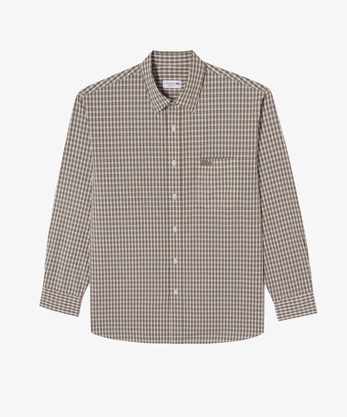 라코스테(LACOSTE) 남성 코튼 체크 릴랙스핏 셔츠 CH175E-56G 3LA