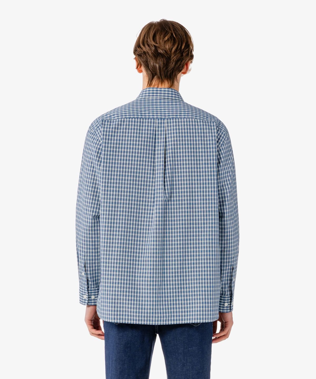 라코스테(LACOSTE) 남성 코튼 체크 릴랙스핏 셔츠 CH175E-56G 166