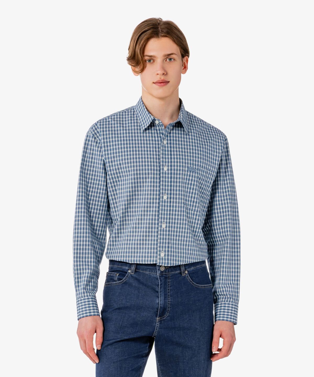 라코스테(LACOSTE) 남성 코튼 체크 릴랙스핏 셔츠 CH175E-56G 166