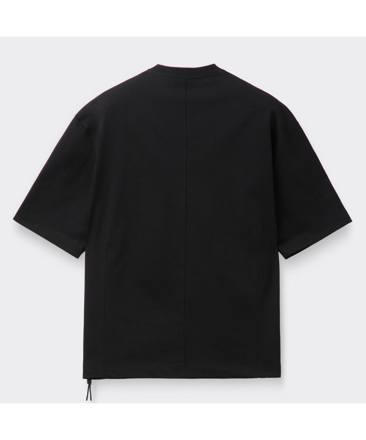 커스텀멜로우(CUSTOMELLOW) [Online Only] Black Half Sleeve T-shirt CQTAM26412BKX