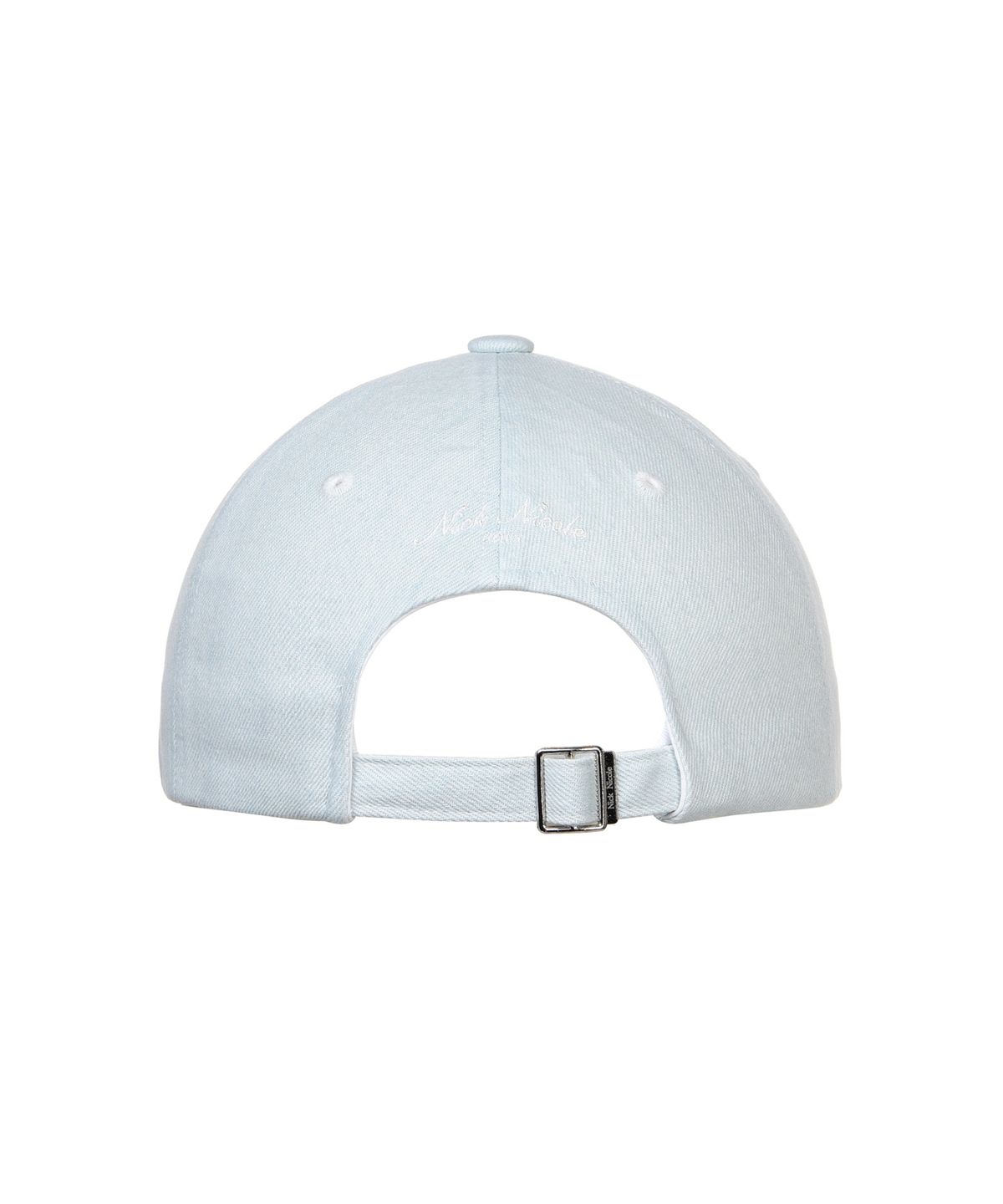 닉앤니콜(NICK&NICOLE) NICOLE LETTERING BALL CAP_DENIM SKY BLUE