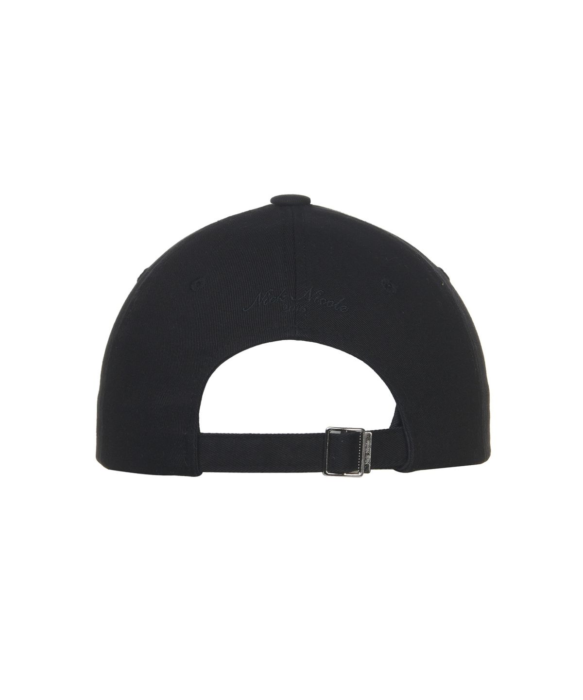 닉앤니콜(NICK&NICOLE) NICOLE LETTERING BALL CAP_DEEP BLACK