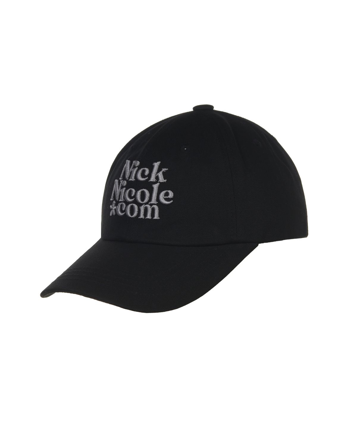 닉앤니콜(NICK&NICOLE) NN DOTCOM SIGNATURE BALL CAP_BLACK GRAY