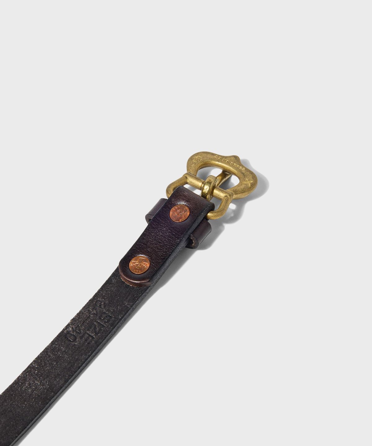 브론슨(BRONSON) Double Arrow Belt Brown