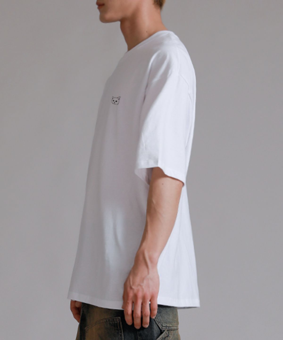 라이크더모스트(LIKE THE MOST) 듀오캣 2 오버핏 반팔 티셔츠 4colors