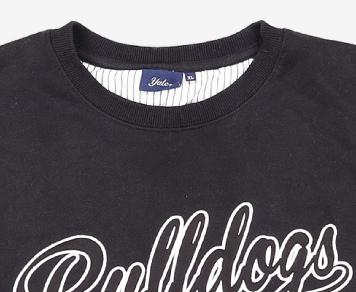 예일(YALE) 64 BULLDOGS BASEBALL CREWNECK BLACK 4