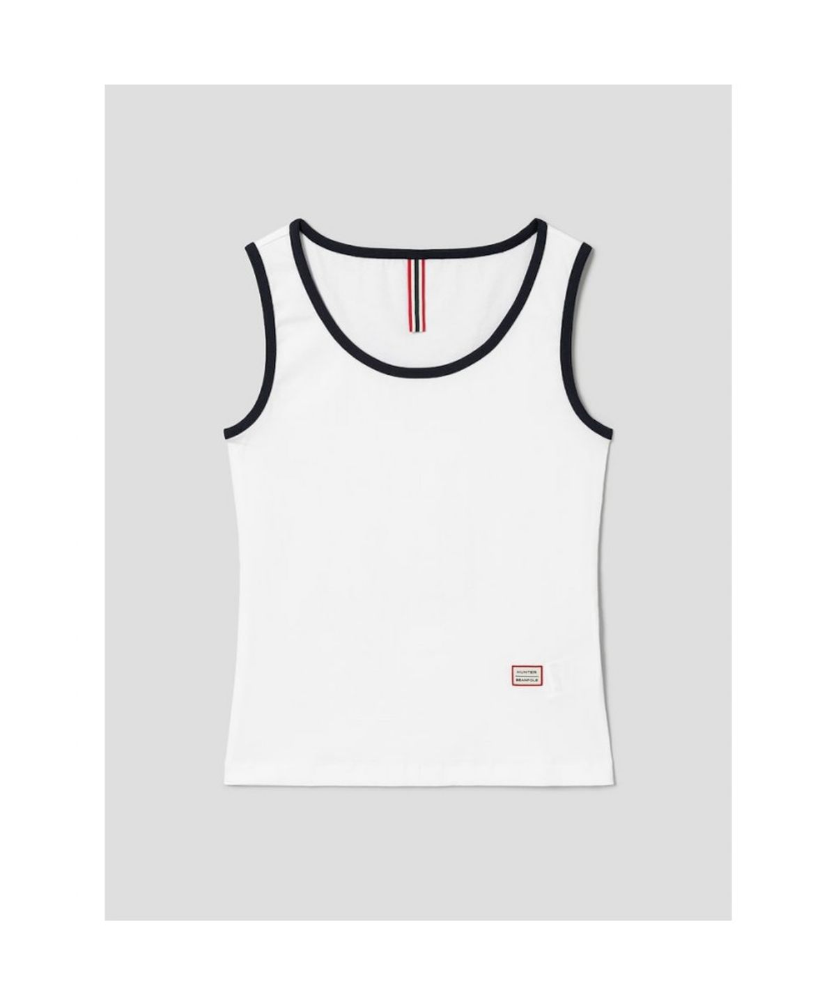 빈폴 레이디스(BEANPOLE LADIES) [HUNTER] U넥 슬리브리스 티셔츠  화이트 (BF6642K041)