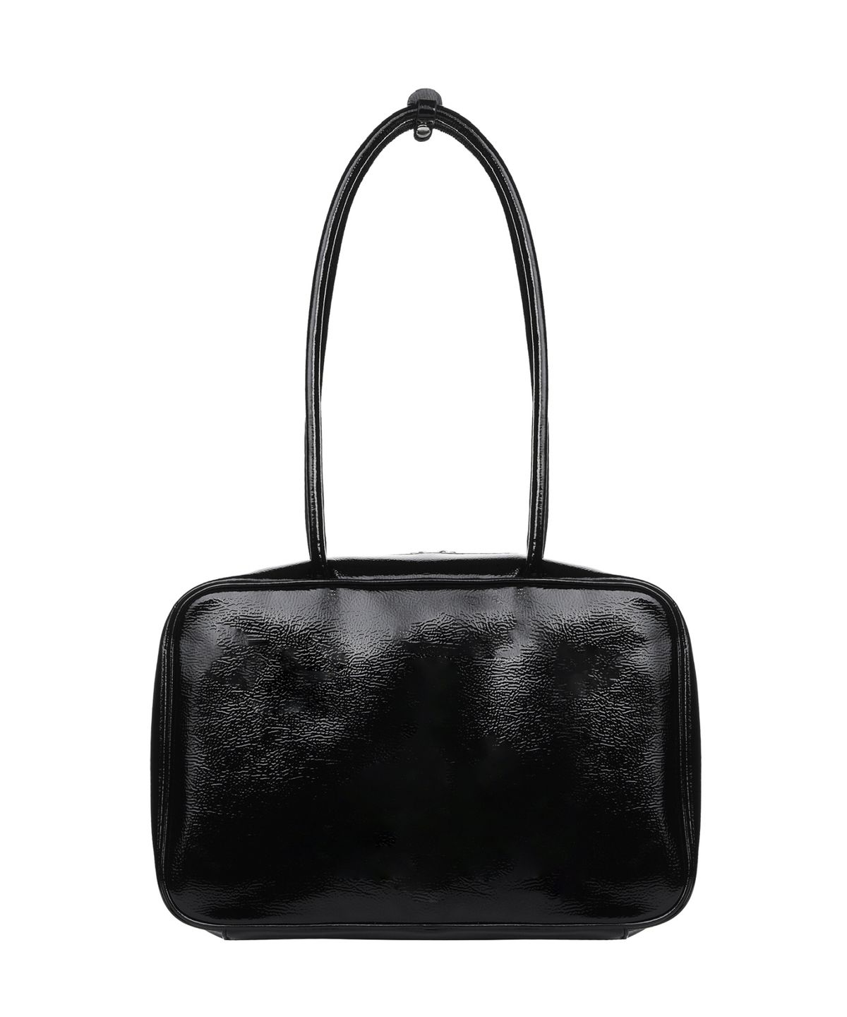 닉앤니콜(NICK&NICOLE) NICOLE LOGO MINIMAL SQUARE BAG_BLACK