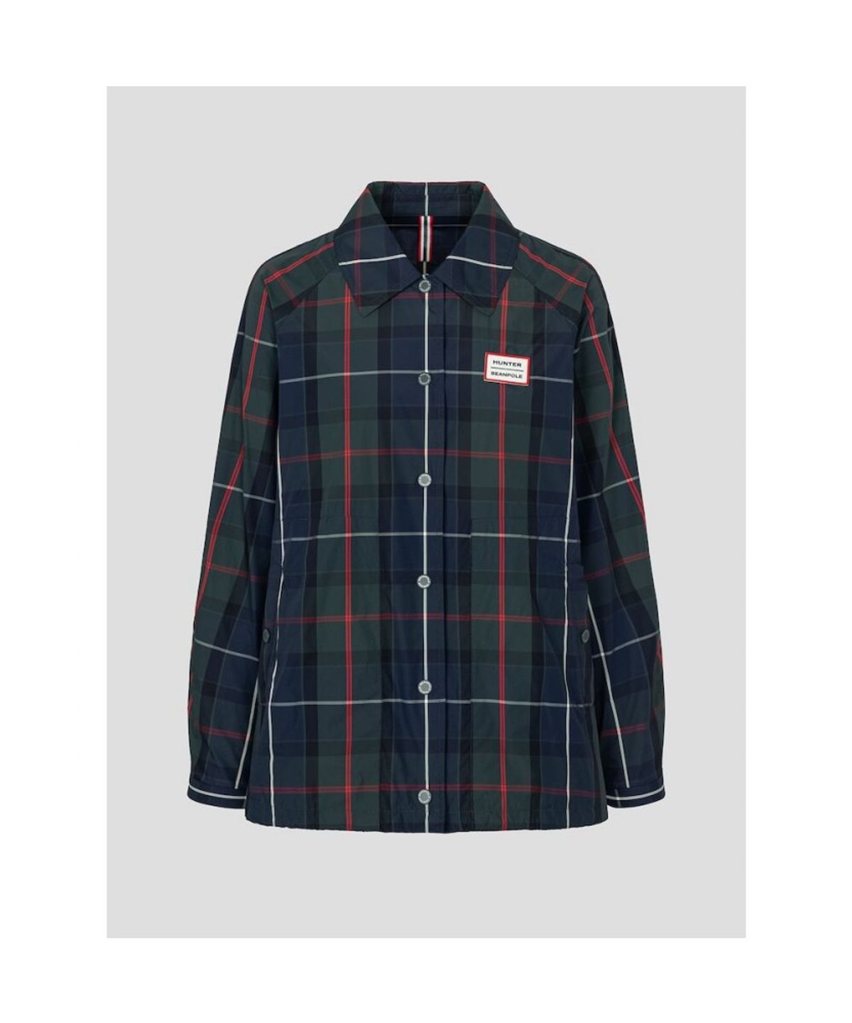 빈폴 레이디스(BEANPOLE LADIES) [HUNTER] 체크 코치 재킷  그린 (BF6639K01M)