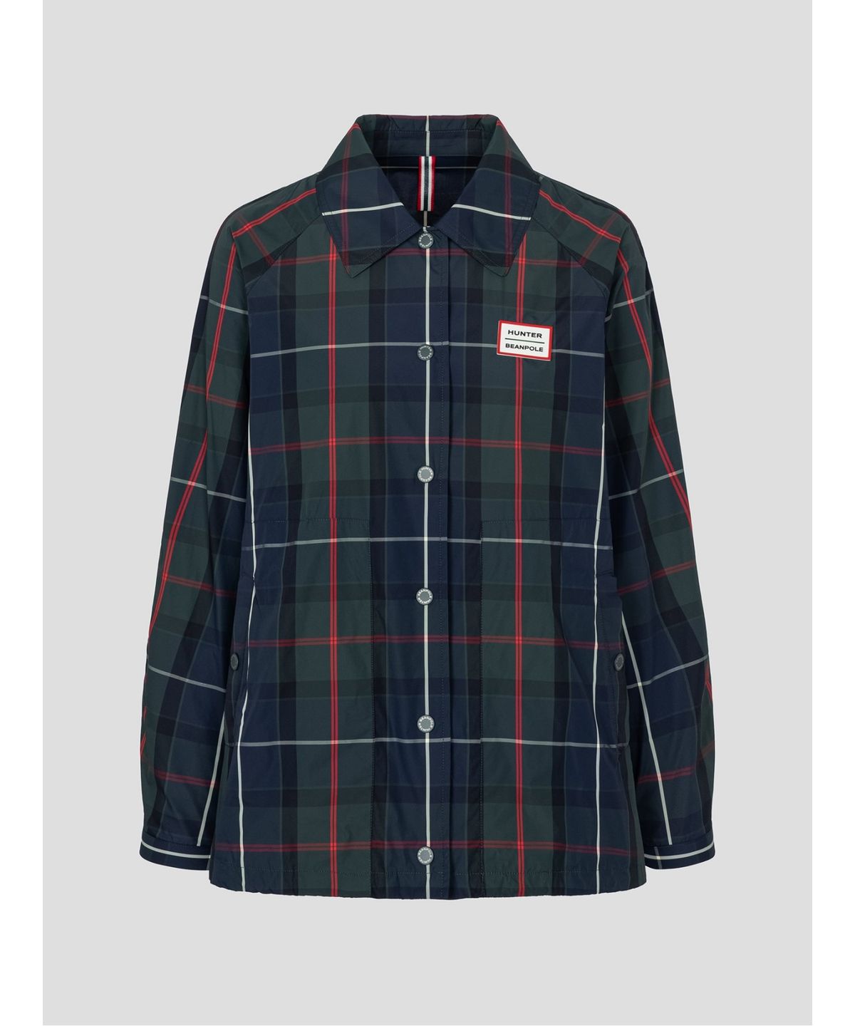 빈폴 레이디스(BEANPOLE LADIES) [HUNTER] 체크 코치 재킷  그린 (BF6639K01M)