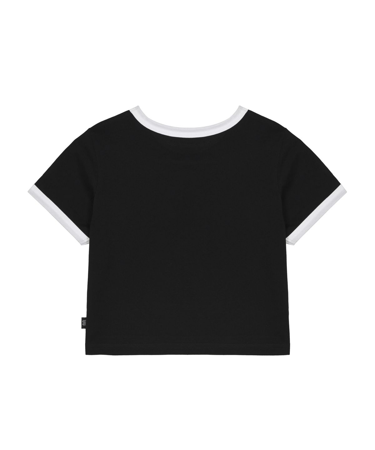 닉앤니콜(NICK&NICOLE) BUTTERFLY RINGER CROP TOP_BLACK