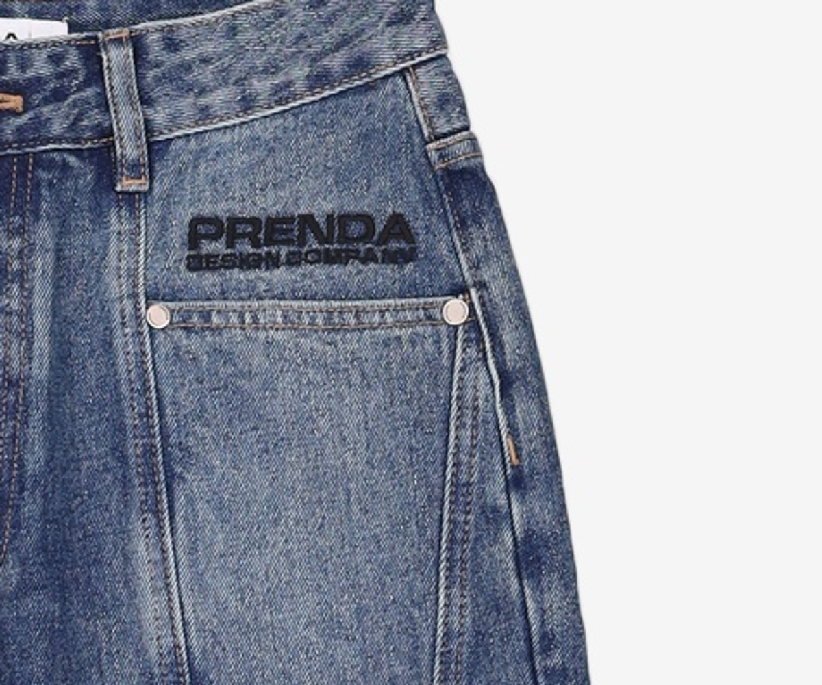 프렌다(PRENDA) 청/데님 팬츠 M