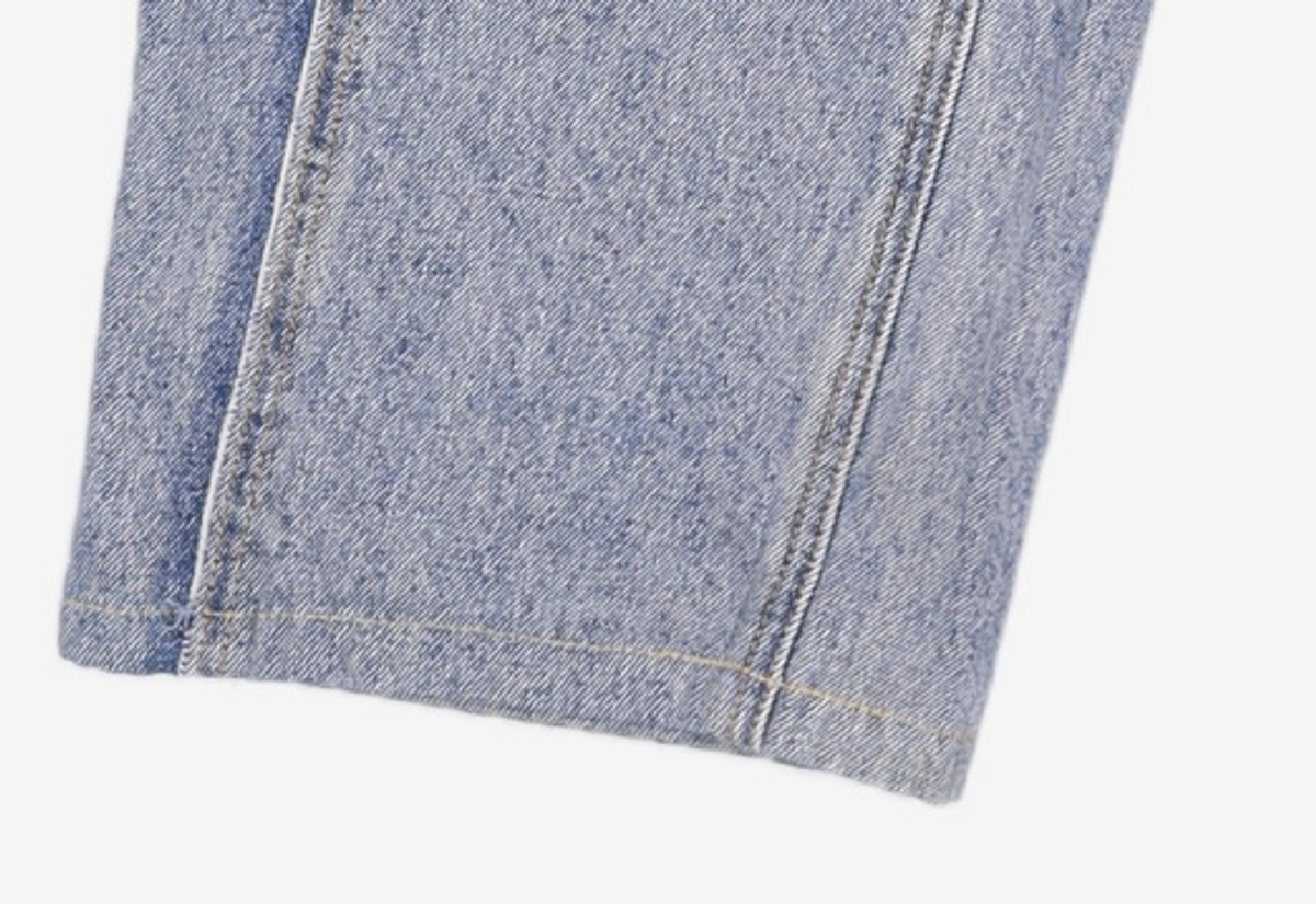 미쏘(MIXXO) 라인디테일 와이드핏 데님 MIWTJD113J 26