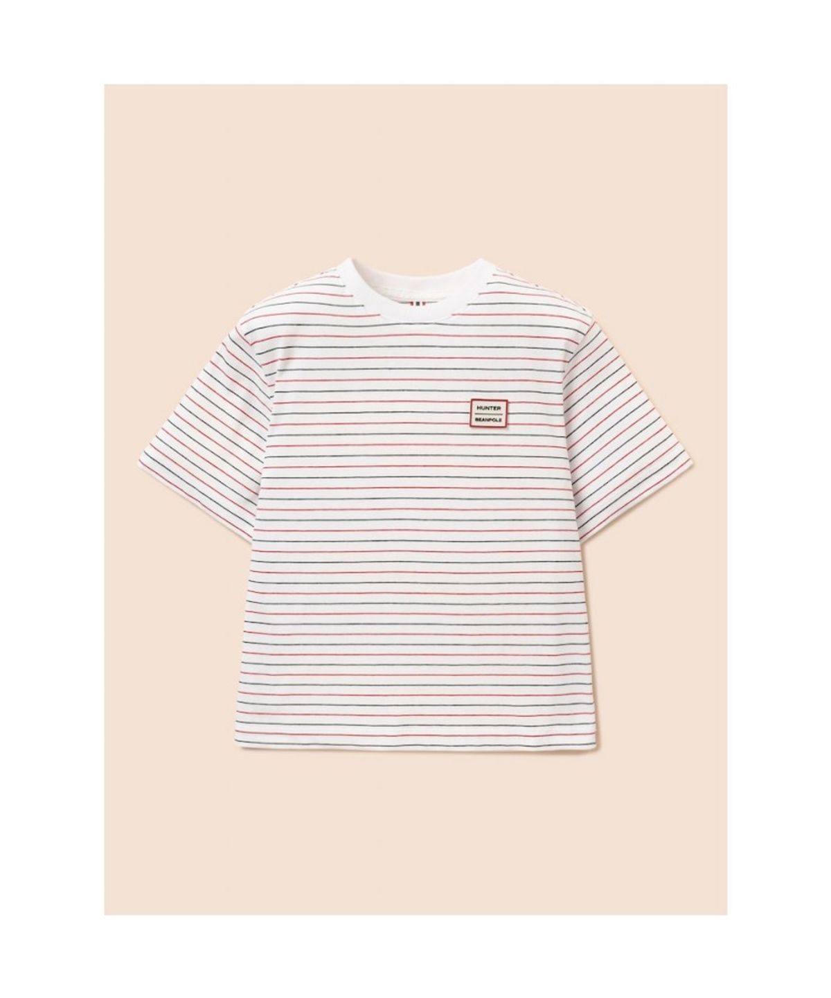빈폴 키즈(BEANPOLE KIDS) [HUNTER] 스트라이프 티셔츠  화이트 (BI6642U071)
