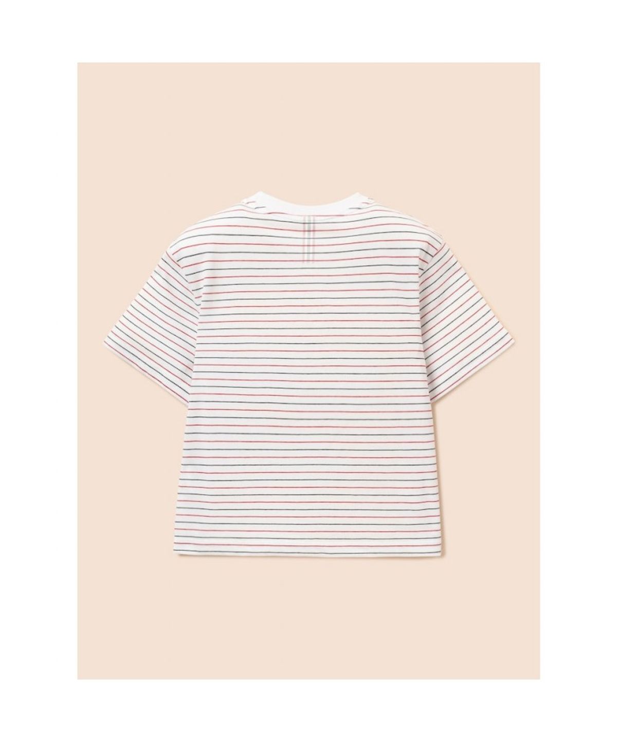 빈폴 키즈(BEANPOLE KIDS) [HUNTER] 스트라이프 티셔츠  화이트 (BI6642U071)
