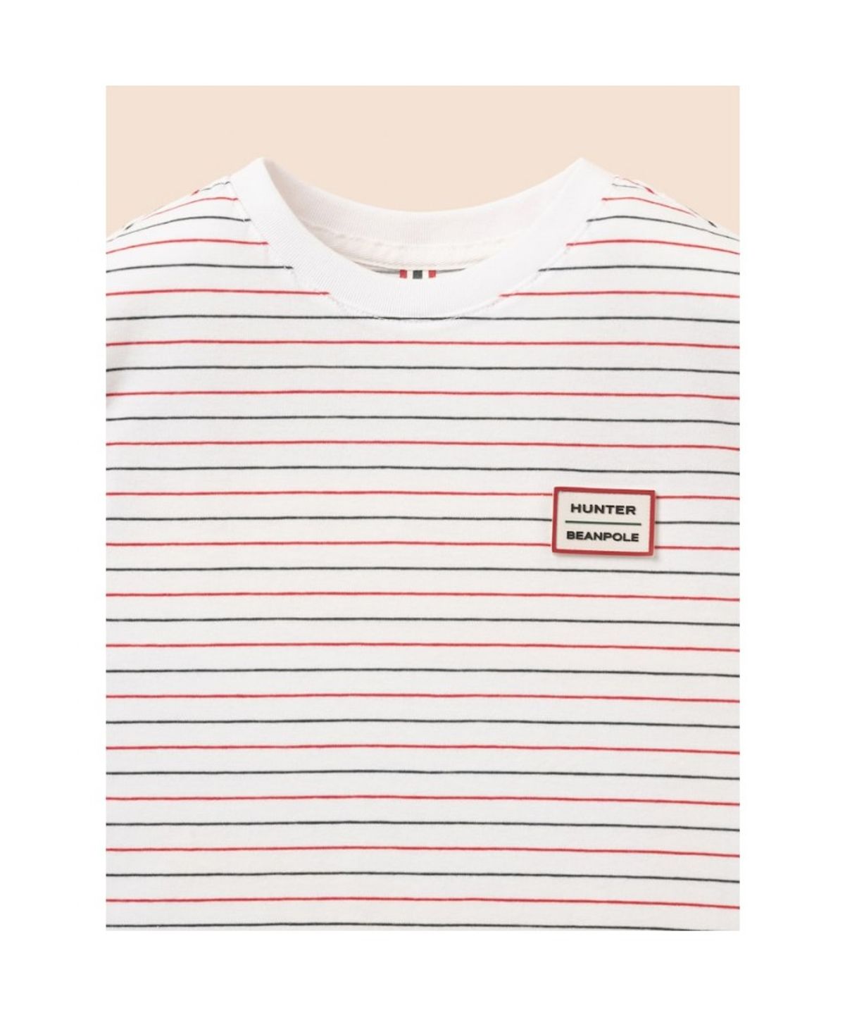 빈폴 키즈(BEANPOLE KIDS) [HUNTER] 스트라이프 티셔츠  화이트 (BI6642U071)