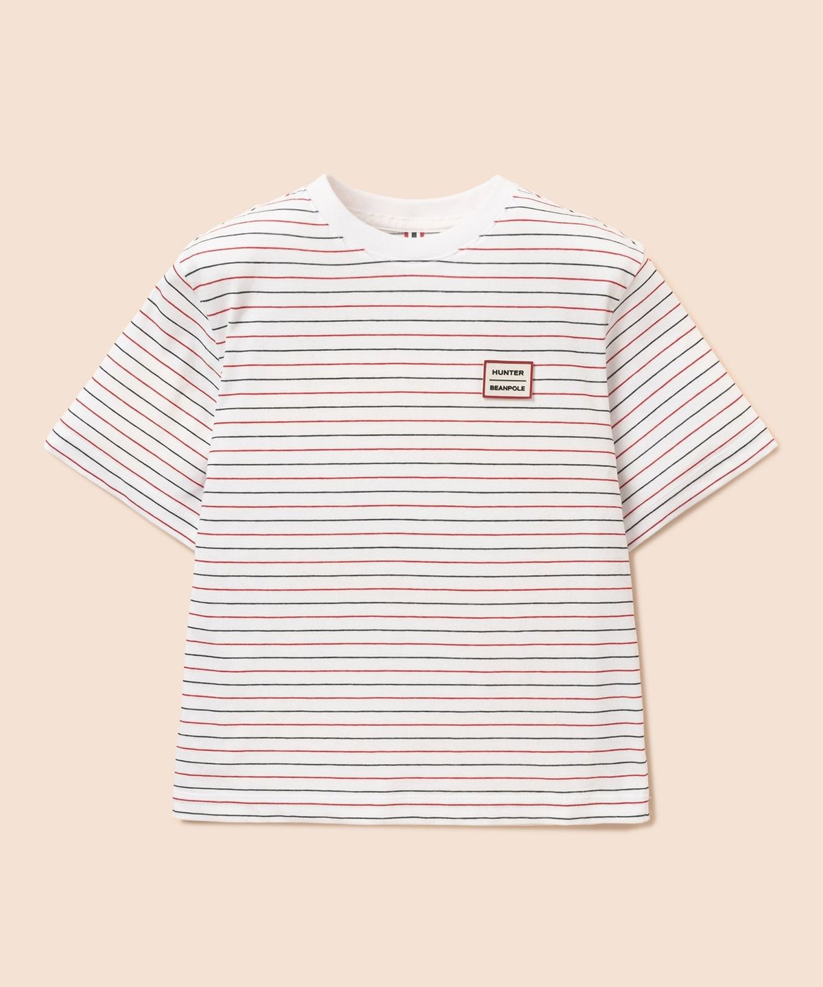 빈폴 키즈(BEANPOLE KIDS) [HUNTER] 스트라이프 티셔츠  화이트 (BI6642U071)