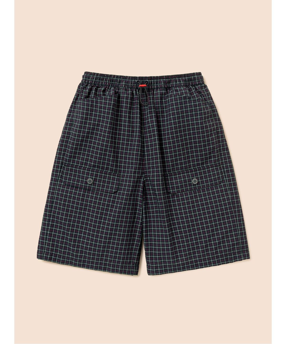 빈폴 키즈(BEANPOLE KIDS) [HUNTER] 시어서커 체크 반바지  그린 (BI6625U90M)