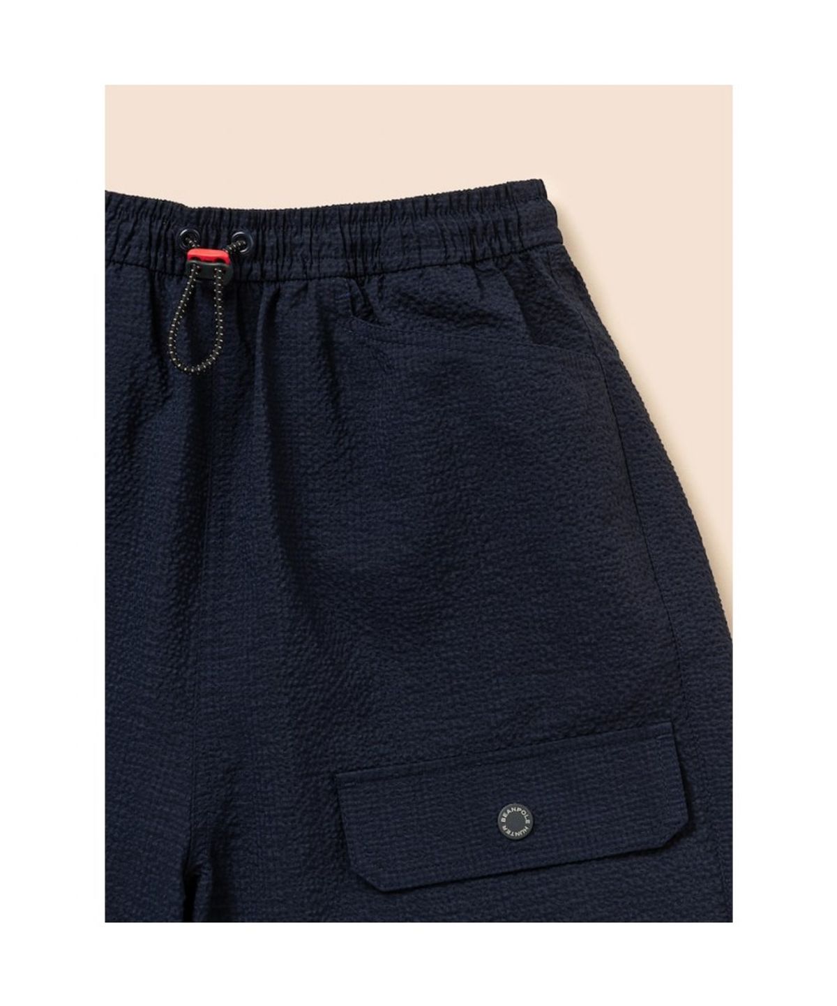 빈폴 키즈(BEANPOLE KIDS) [HUNTER] 시어서커 반바지  네이비 (BI6625U91R)