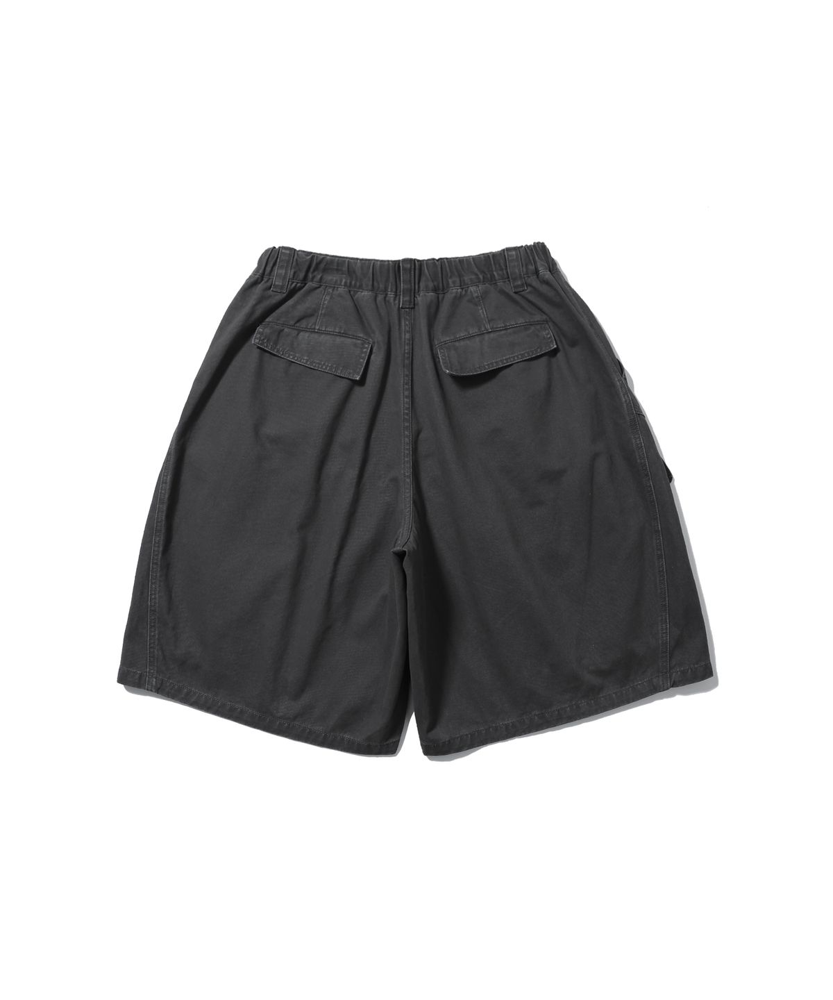 앵글런(ANGLAN) Structural Cargo Half Pants - Charcoal
